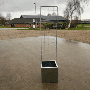 Plantekasse galva m/ espalier 40 x 40 x 40 cm